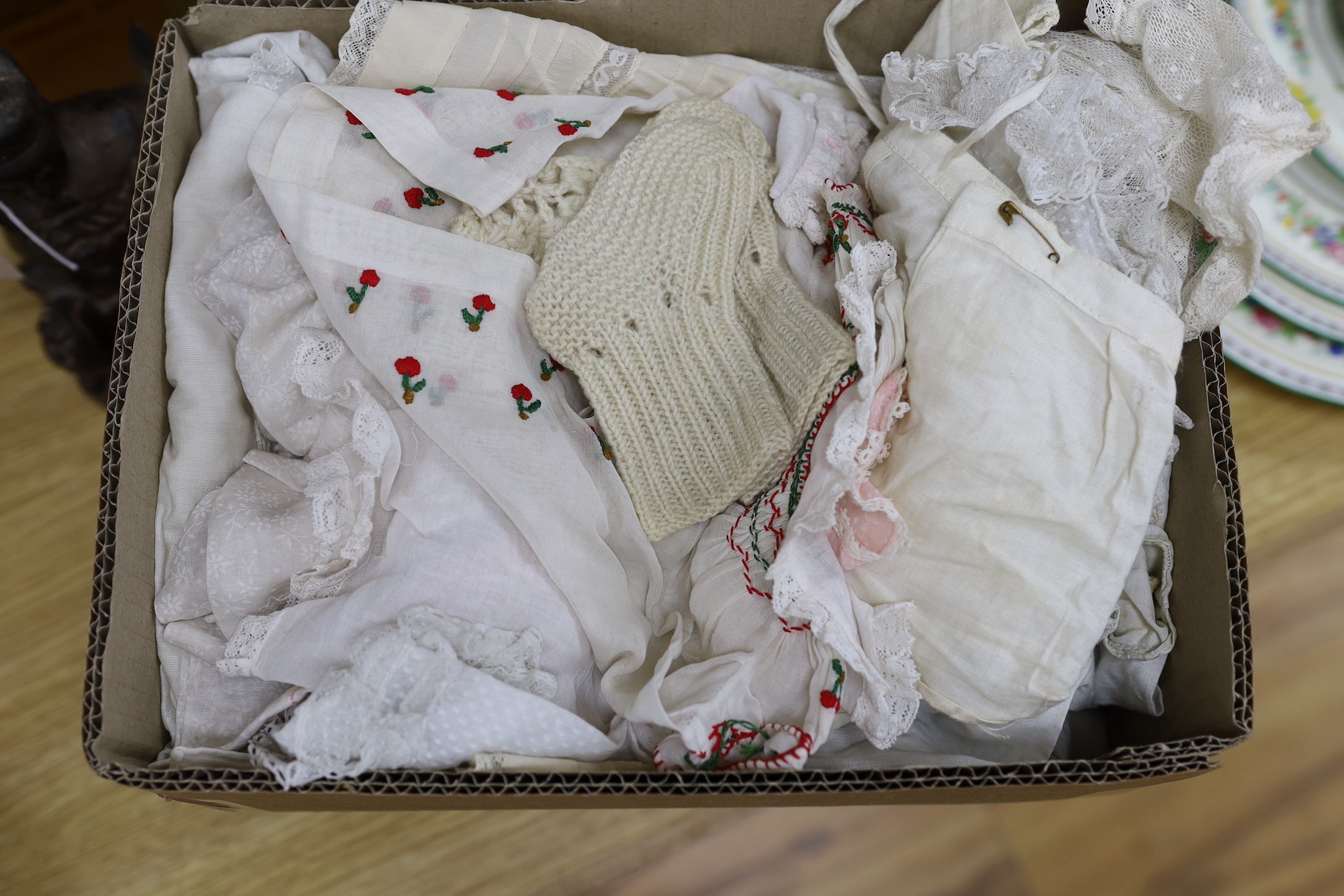 A Kammer & Reinhardt Kaiser Baby doll, mould 100, 36cm, and assorted clothing